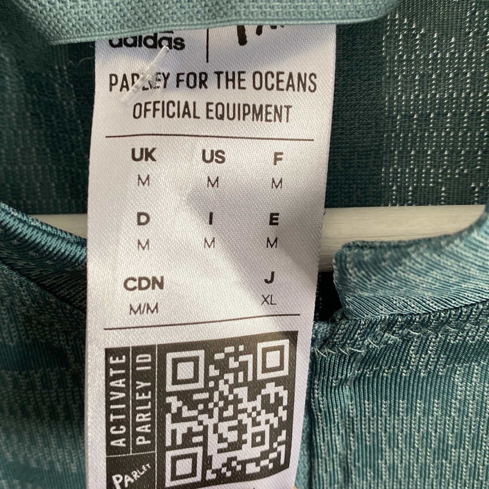 Adidas Cycling Jersey PARLEY Tech breathable Size m - Picture 11 of 14